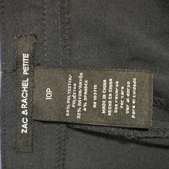 Zac & Rachel Women's Size 10P Dark Blue Dress Pant - Picture 9 of 9